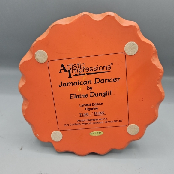 Artistic Impressions Jamaican Dancer Figurine Latino Ethnic Statue Decor - Picture 9 of 10